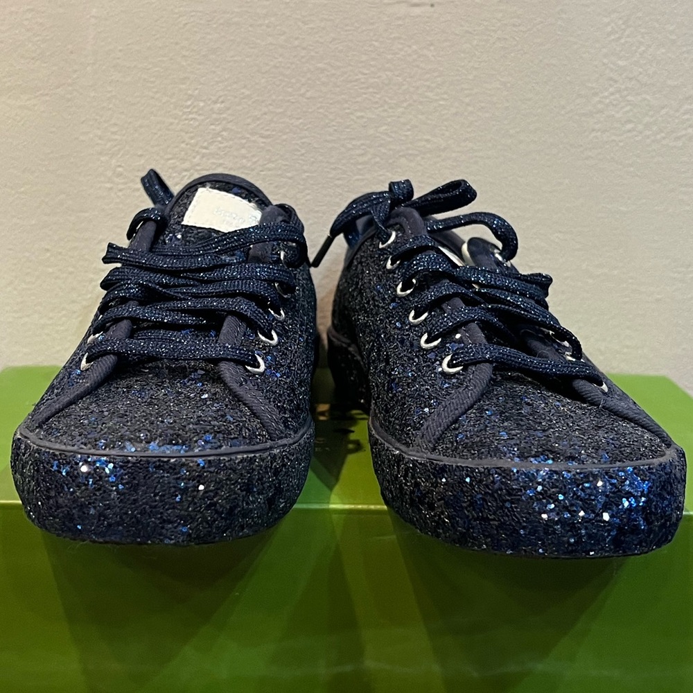 Kate Spade for Keds. Kicks KS Glitter Navy size 5.5